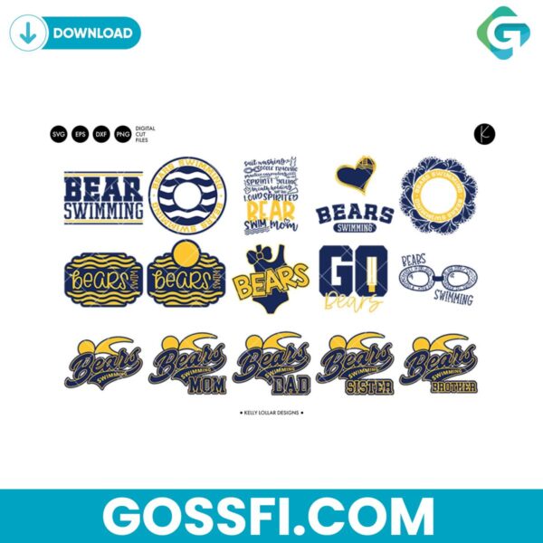 bears-swim-bundle-svg-digital-download