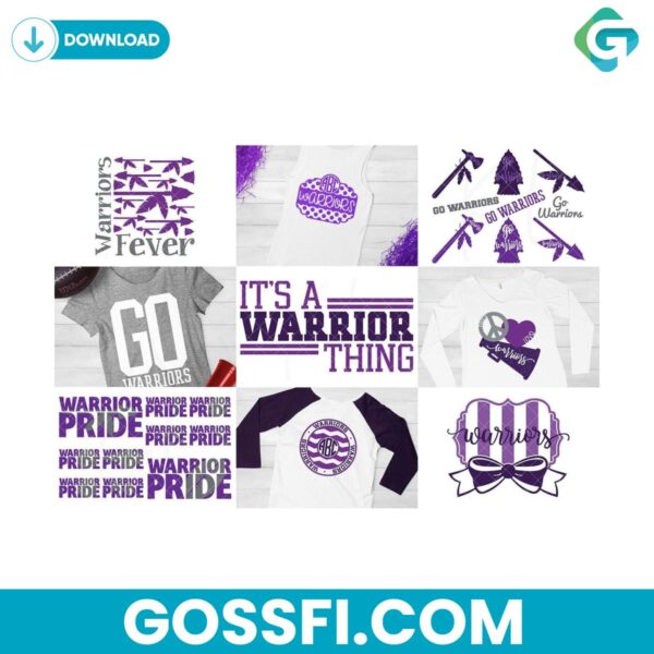 warriors-mascot-bundle-svg