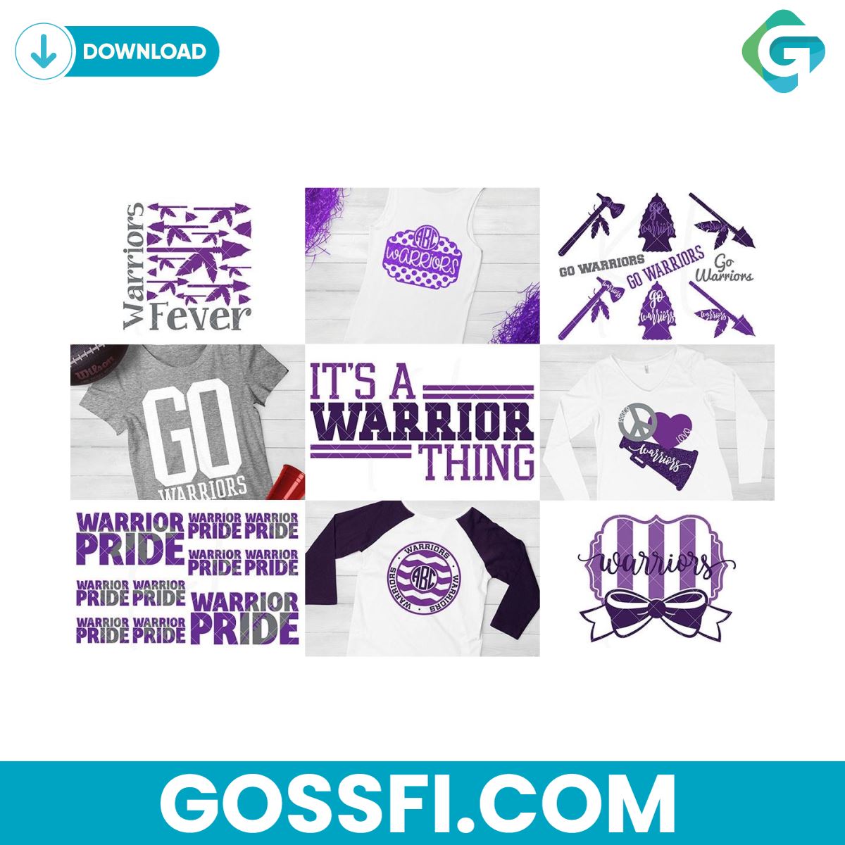 warriors-mascot-bundle-svg