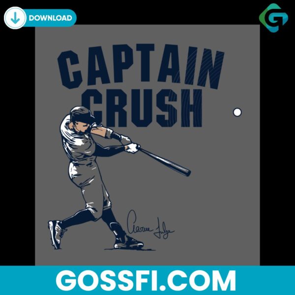 aaron-judge-captain-crush-baseball-yankees-svg-digital-download