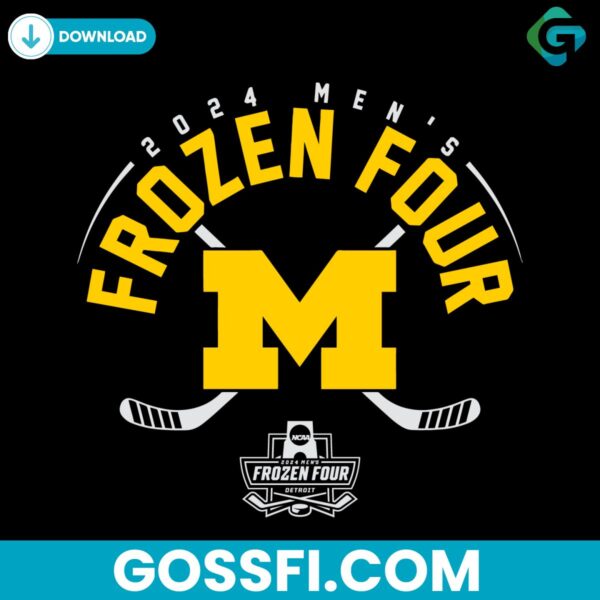 michigan-hockey-2024-frozen-four-ncaa-svg-digital-download