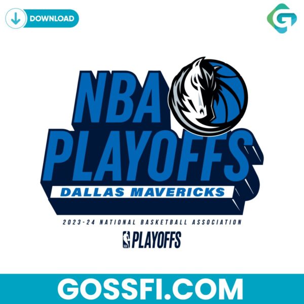 nba-playoffs-dallas-mavericks-2024-basketball-svg