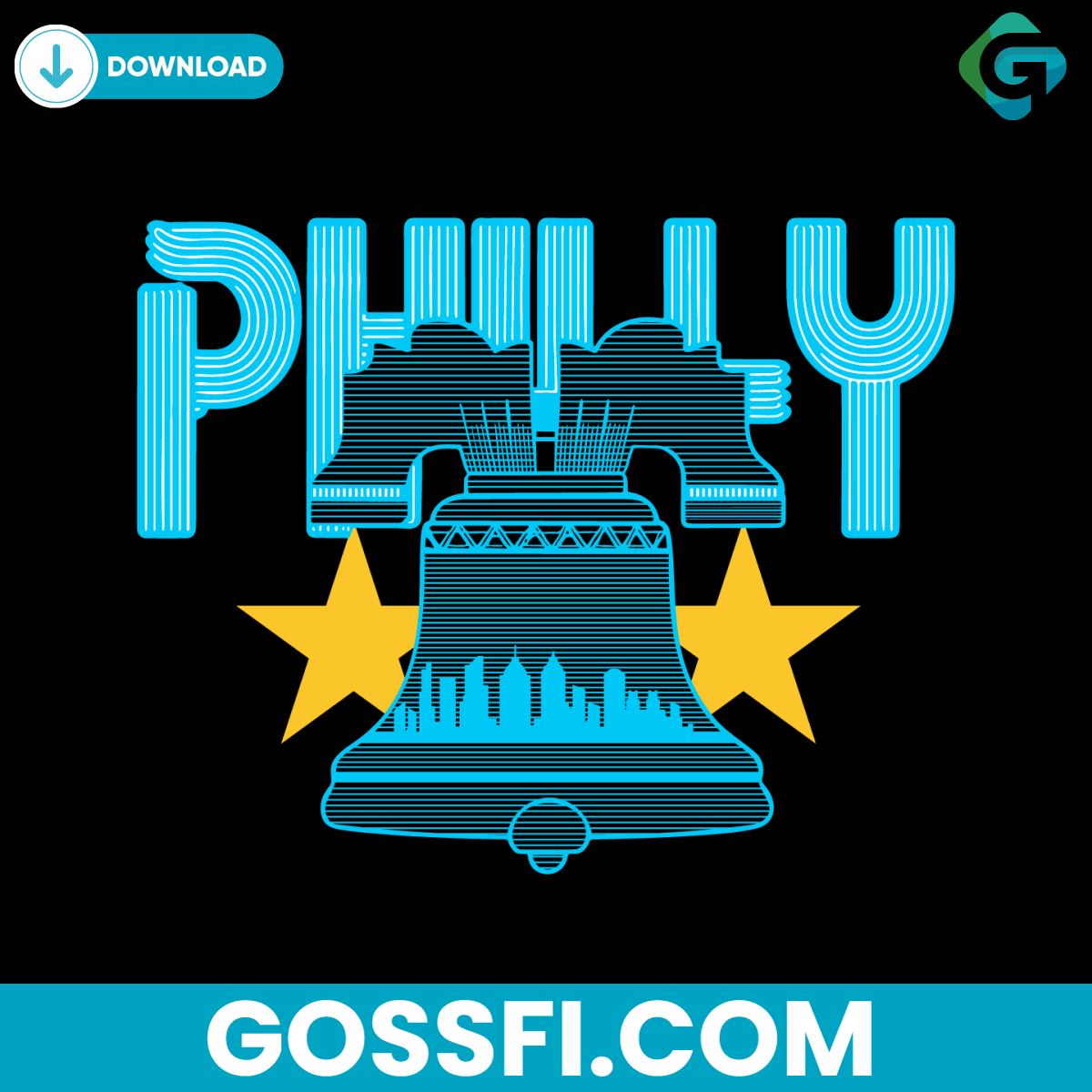 philly-baseball-neon-stars-svg-digital-download