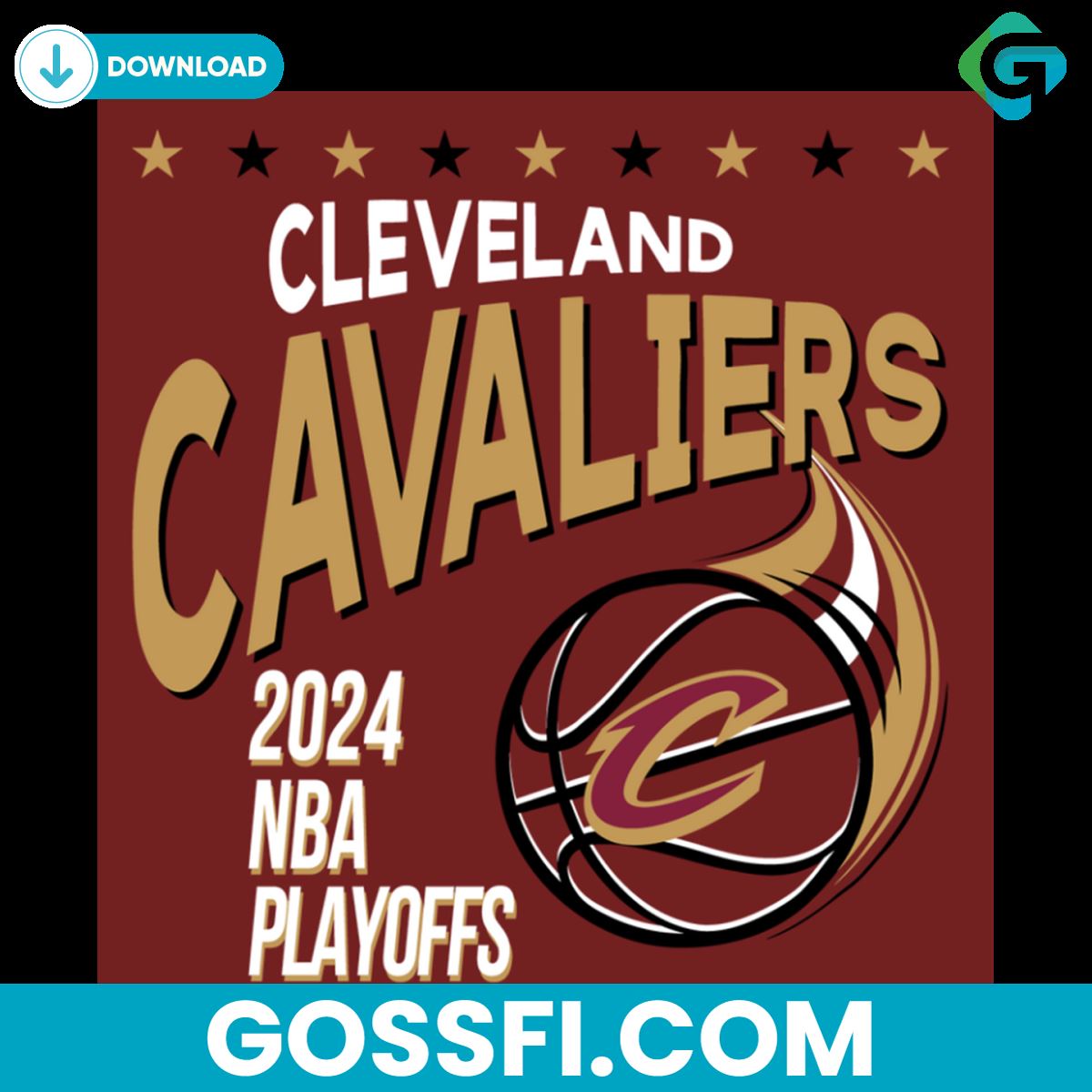 cleveland-cavaliers-nba-2024-playoffs-basketball-svg