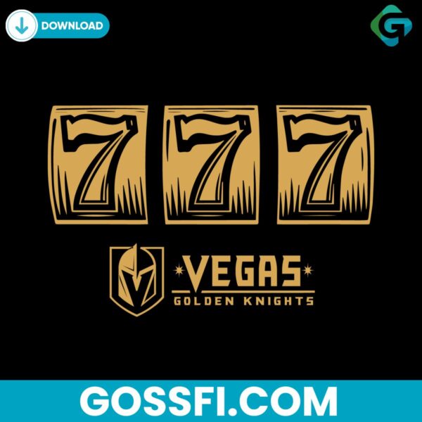 vegas-golden-knights-777-hockey-nhl-svg-digital-download