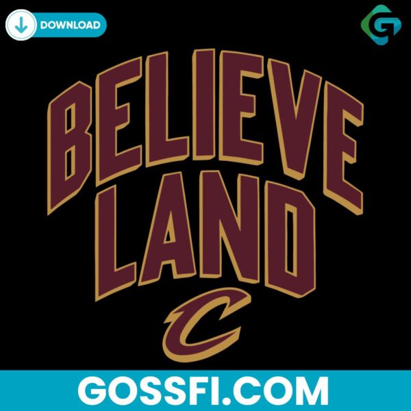 believeland-cleveland-cavaliers-baseball-svg-digital-download