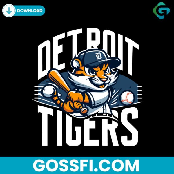 detroit-tigers-baseball-player-svg-digital-download