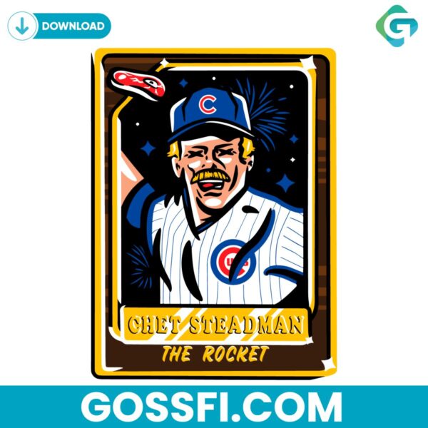 chet-steadman-baseball-chicago-cubs-baseball-svg-digital-download