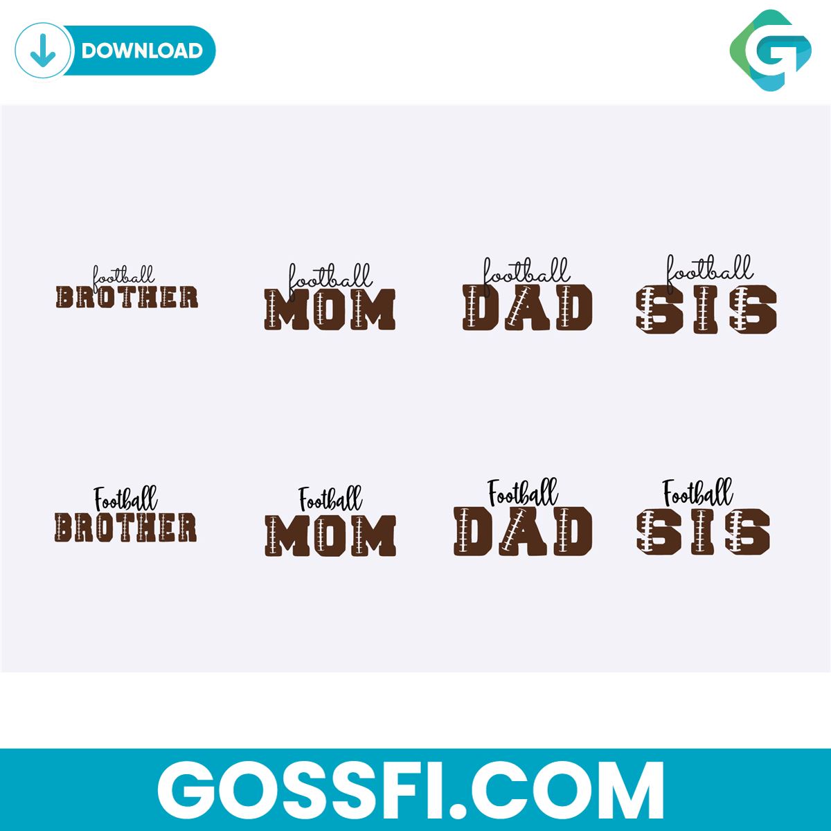 football-family-svg-digital-download