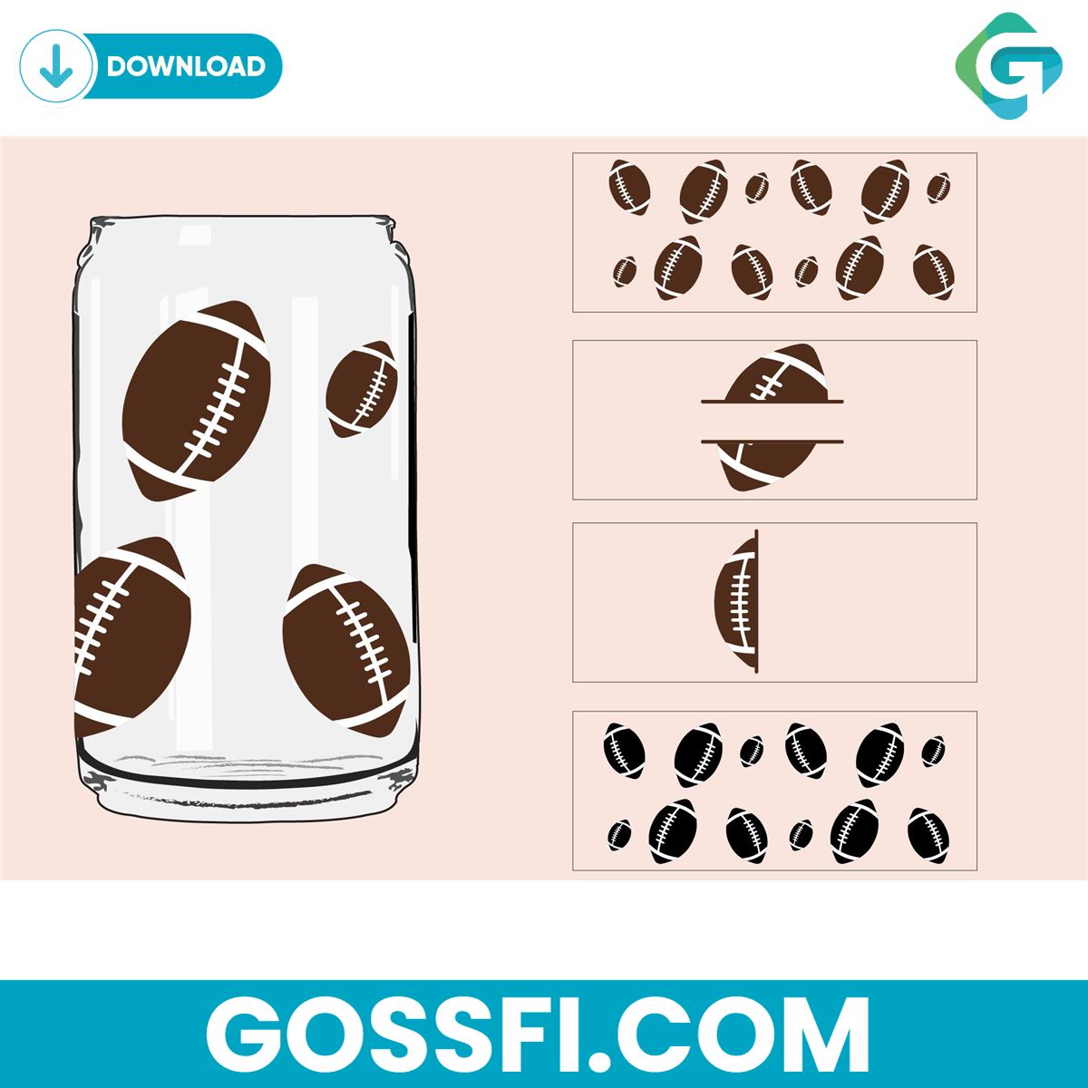 football-glass-wrap-svg-digital-download