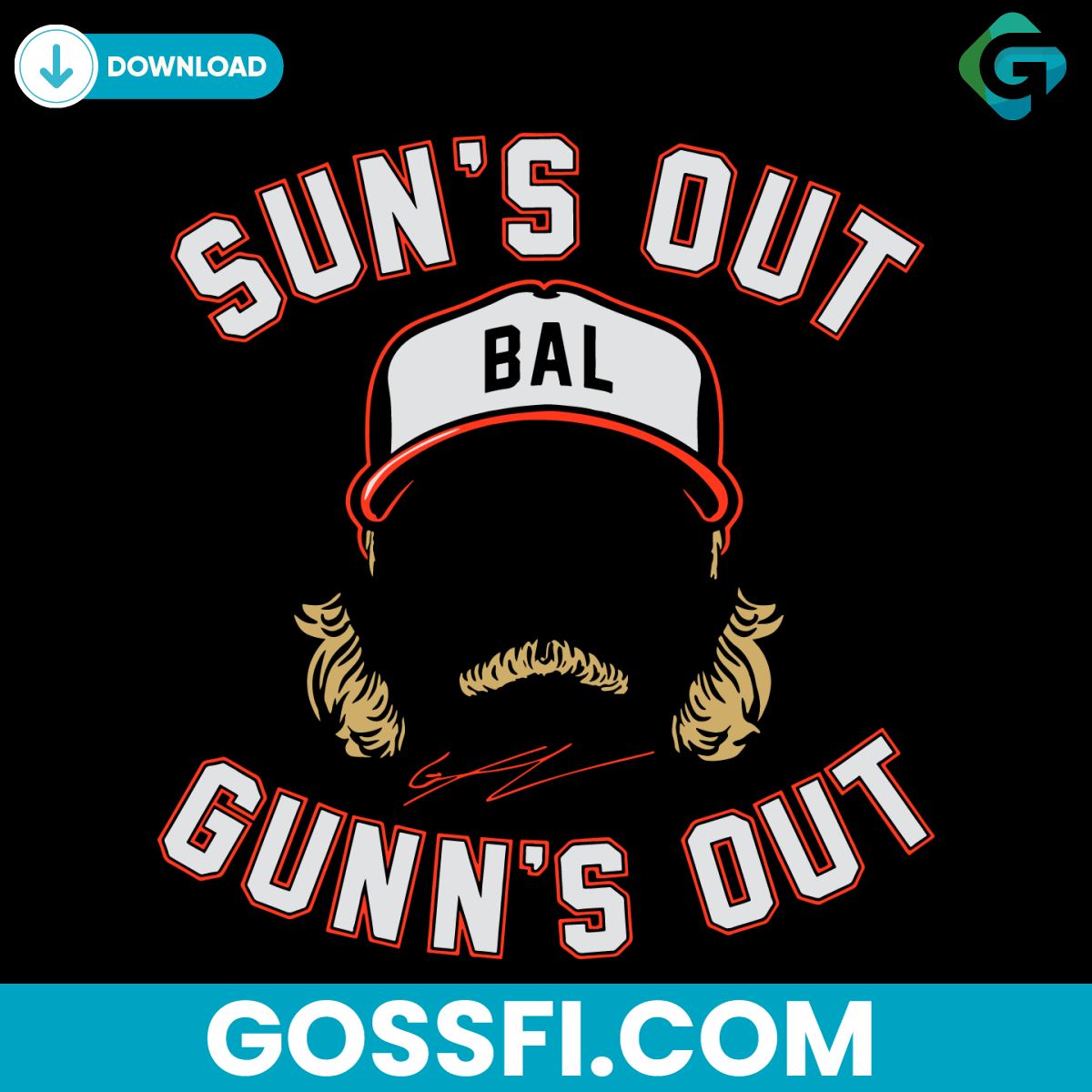 gunnar-henderson-suns-out-guns-out-baltimore-orioles-svg