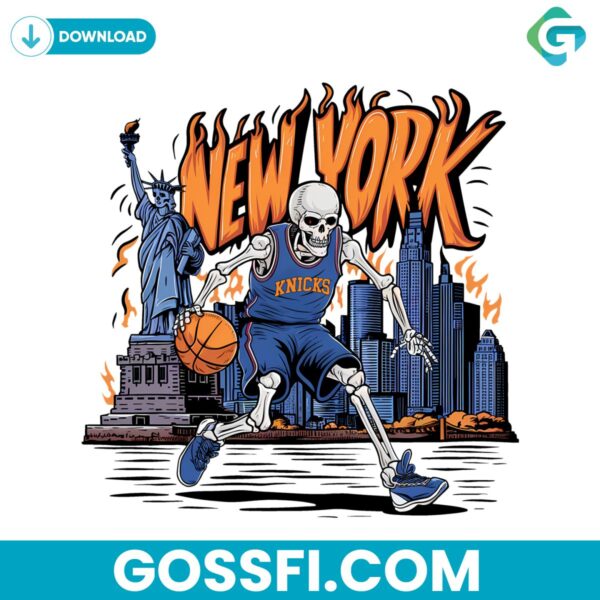 skeleton-plays-basketball-new-york-png