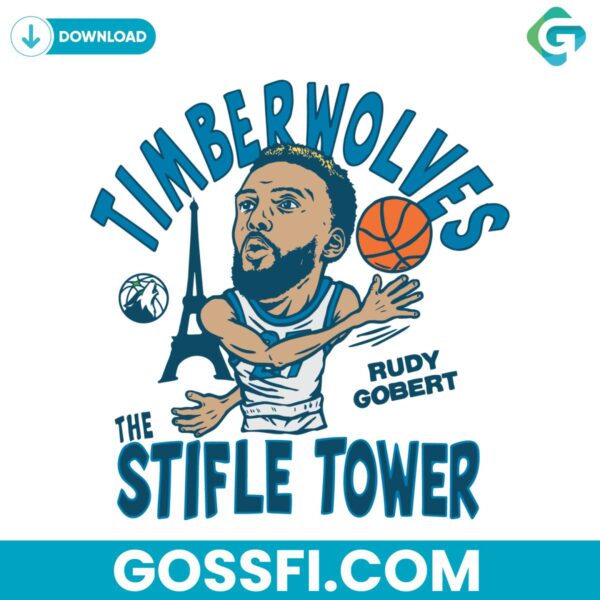 minnesota-timberwolves-rudy-gobert-basketball-svg