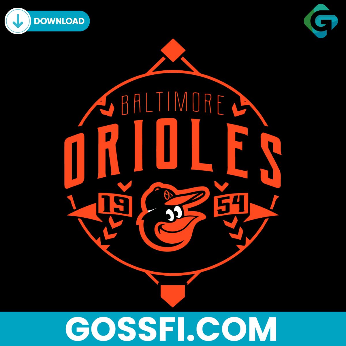 baltimore-orioles-baseball-logo-1954-svg-digital-download