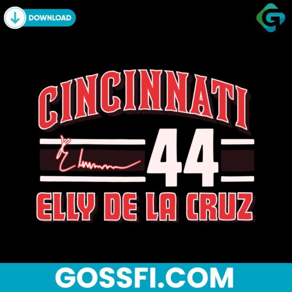 cincinnati-reds-elly-de-la-cruz-signature-svg