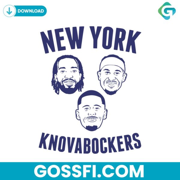 new-york-knovabockers-basketball-knicks-svg
