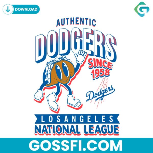 los-angeles-dodgers-collection-food-2024-svg