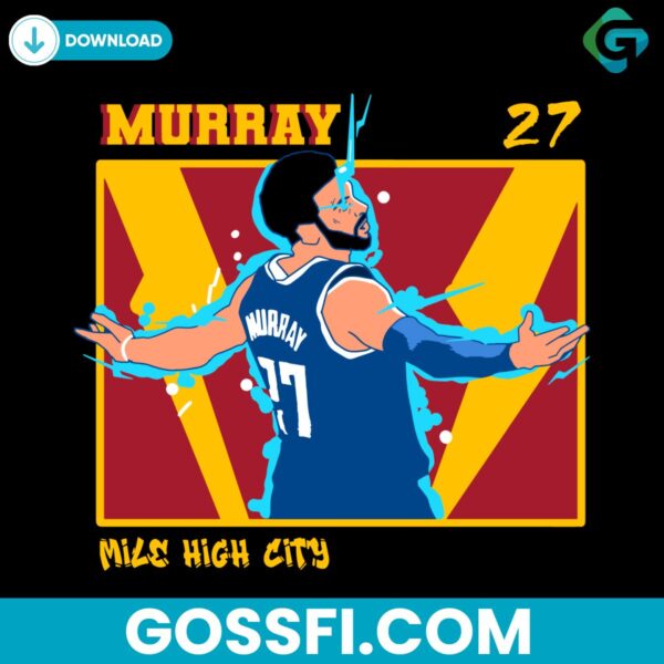 jamal-murray-mile-high-city-denver-nuggets-nba-svg