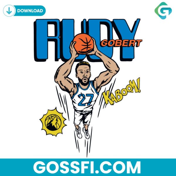 rudy-gobert-minnesota-timberwolves-basketball-team-svg