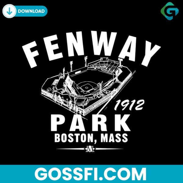 boston-red-sox-fenway-park-1912-baseball-svg