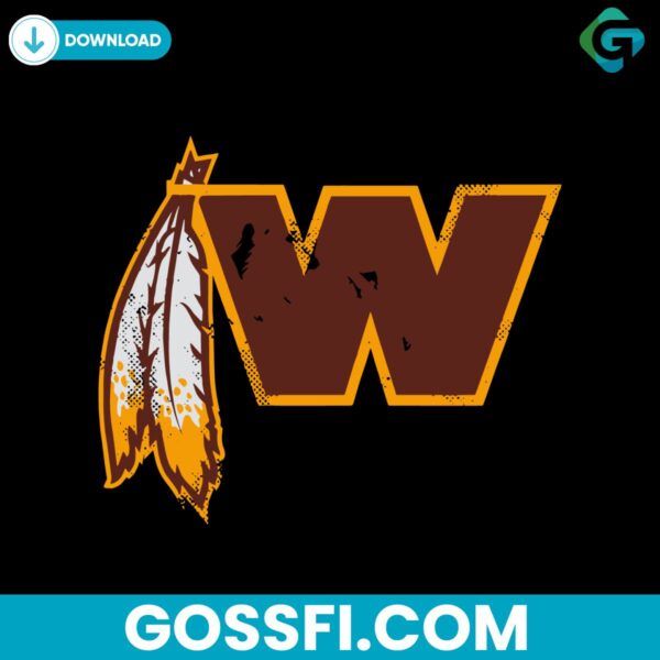 washington-football-feather-nfl-svg-digital-download