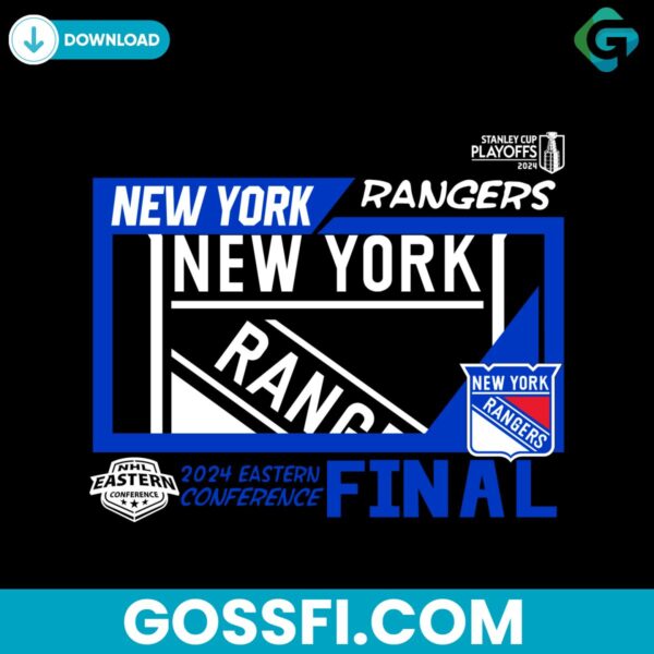 new-york-rangers-2024-stanley-cup-playoffs-eastern-conference-final-svg