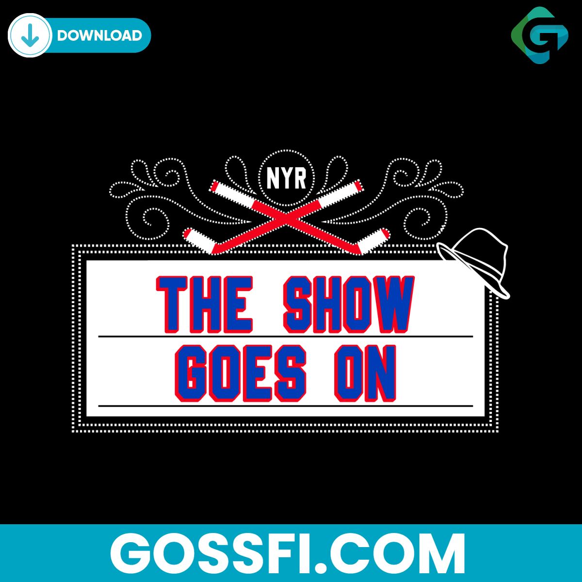 new-york-rangers-the-show-goes-on-svg
