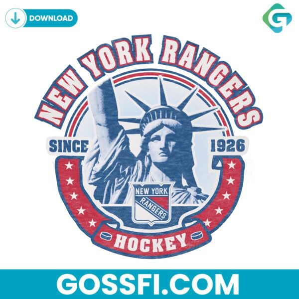 new-york-rangers-hockey-vintage-since-1926-png