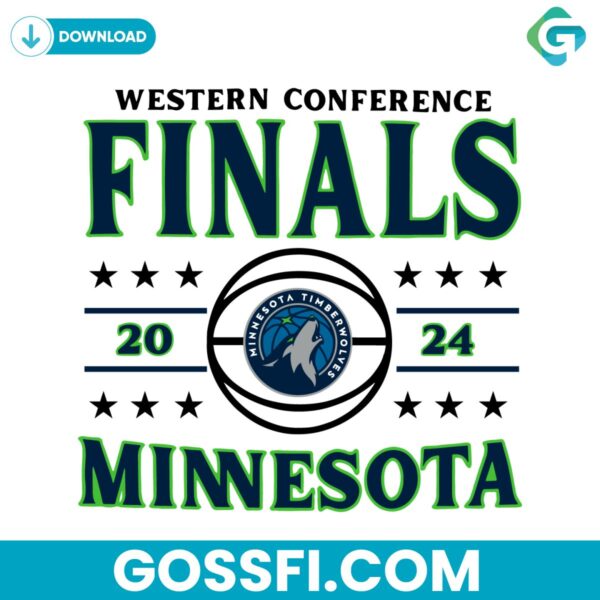 western-conference-the-final-2024-minesota-timberwolves-svg