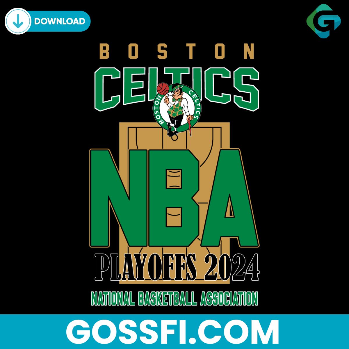 boston-celtics-nba-playoffs-2024-nation-basketball-association-svg