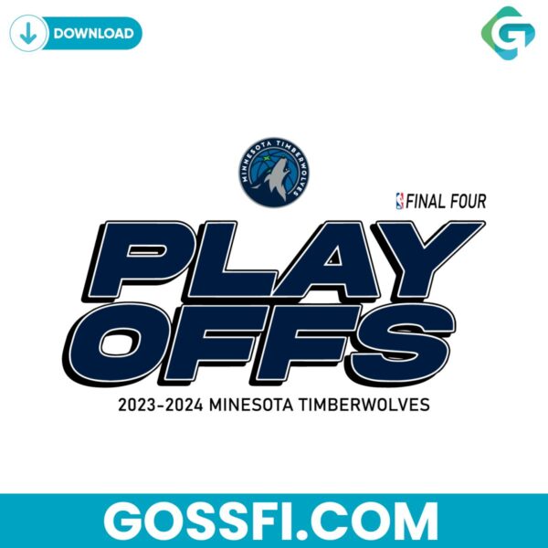 playoffs-minnesota-timberwolves-2024-basketball-svg