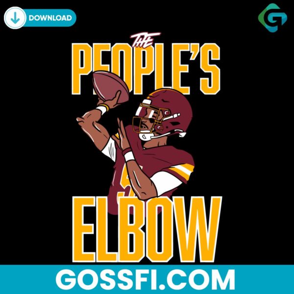 the-peoples-elbow-washington-commanders-svg