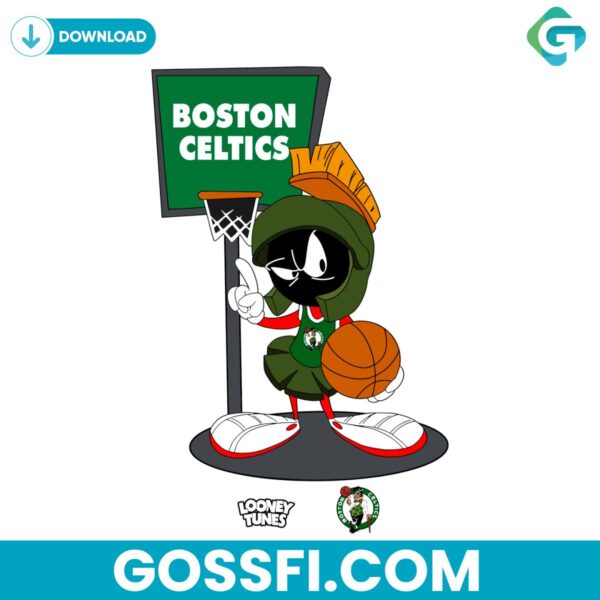 boston-celtics-looney-tunes-marvin-the-martian-graphic-svg