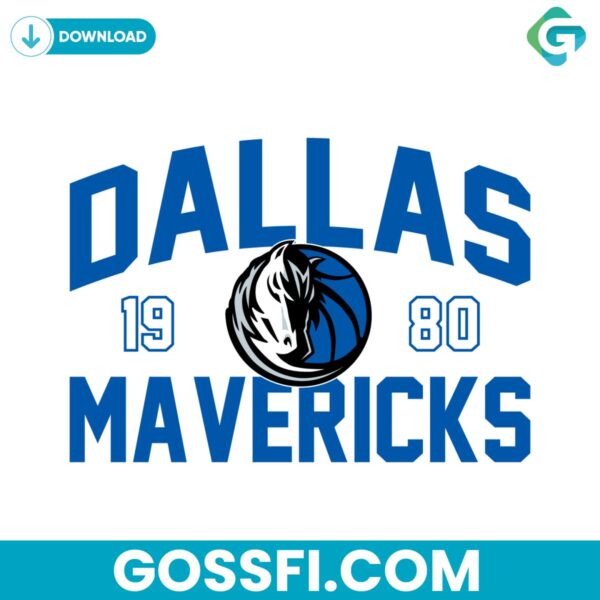 dallas-mavericks-1980-basketball-svg