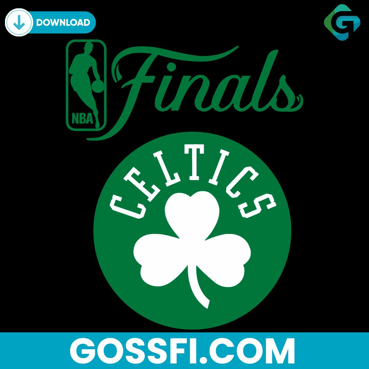 finals-celtics-basketball-boston-nba-2024-svg