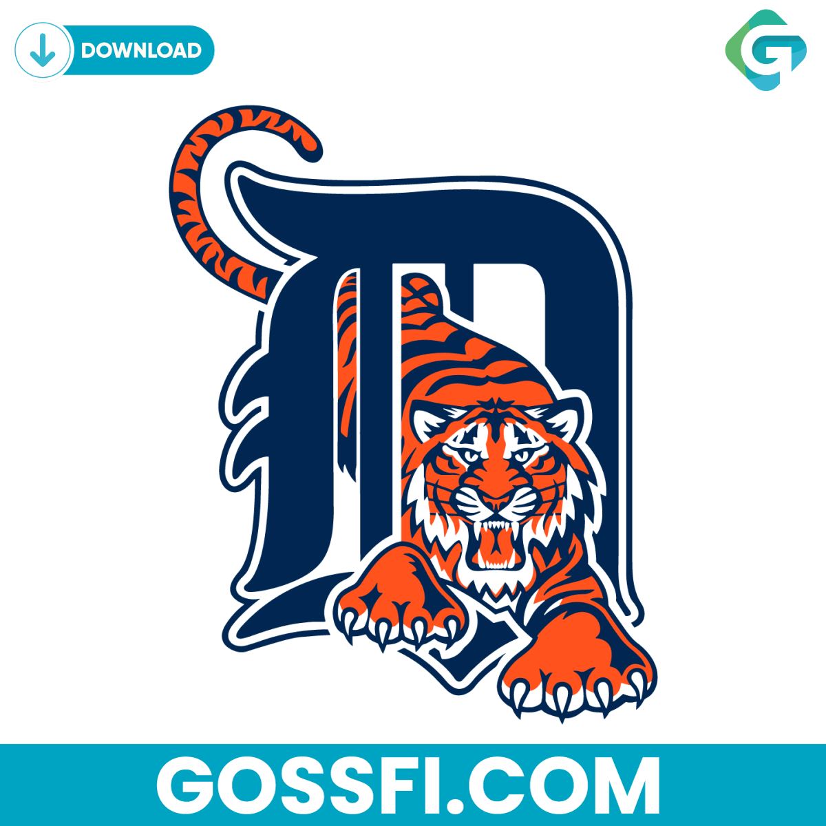 detroit-tigers-cooperstown-baseball-mlb-svg