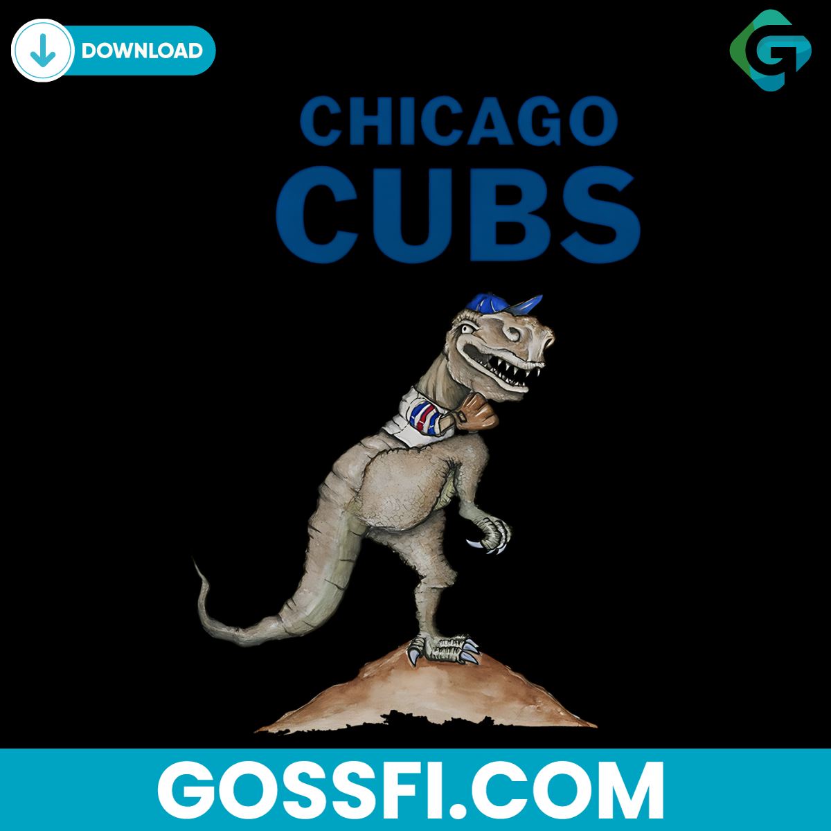 chicago-cubs-dinosaur-baseball-mlb-png