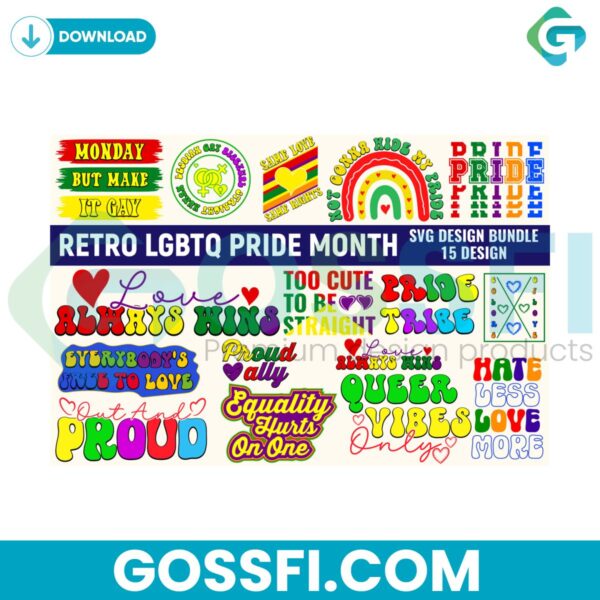 15-retro-lgbtq-pride-month-svg-bundle