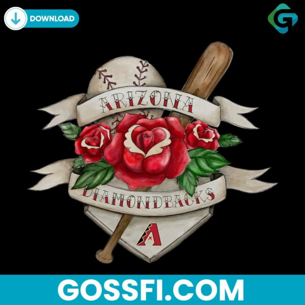 arizona-diamondbacks-tattoo-rose-svg