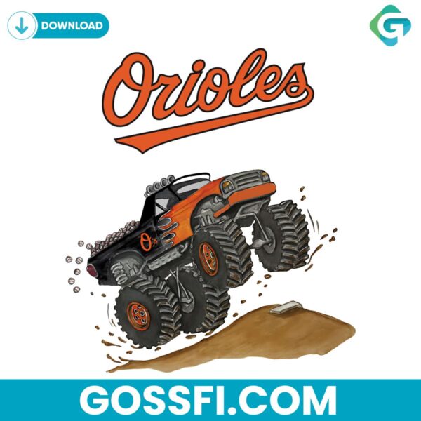 baltimore-orioles-truck-baseball-mlb-png