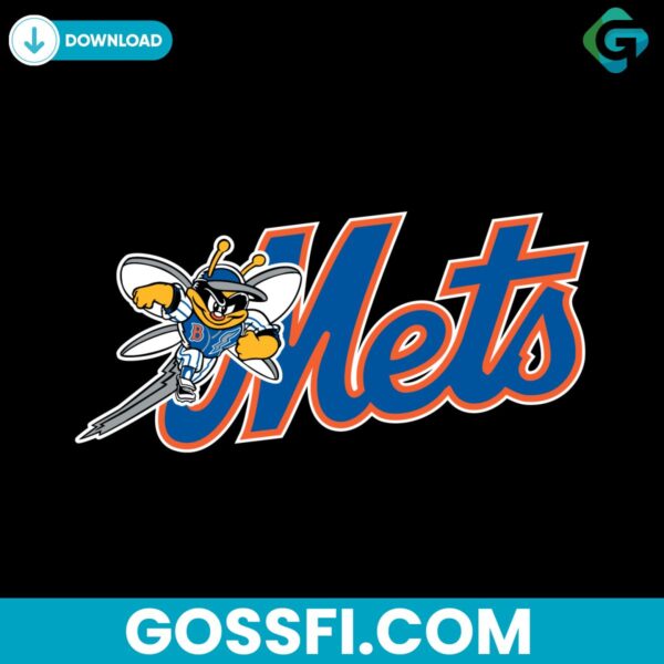 new-york-mets-bee-mlb-baseball-svg