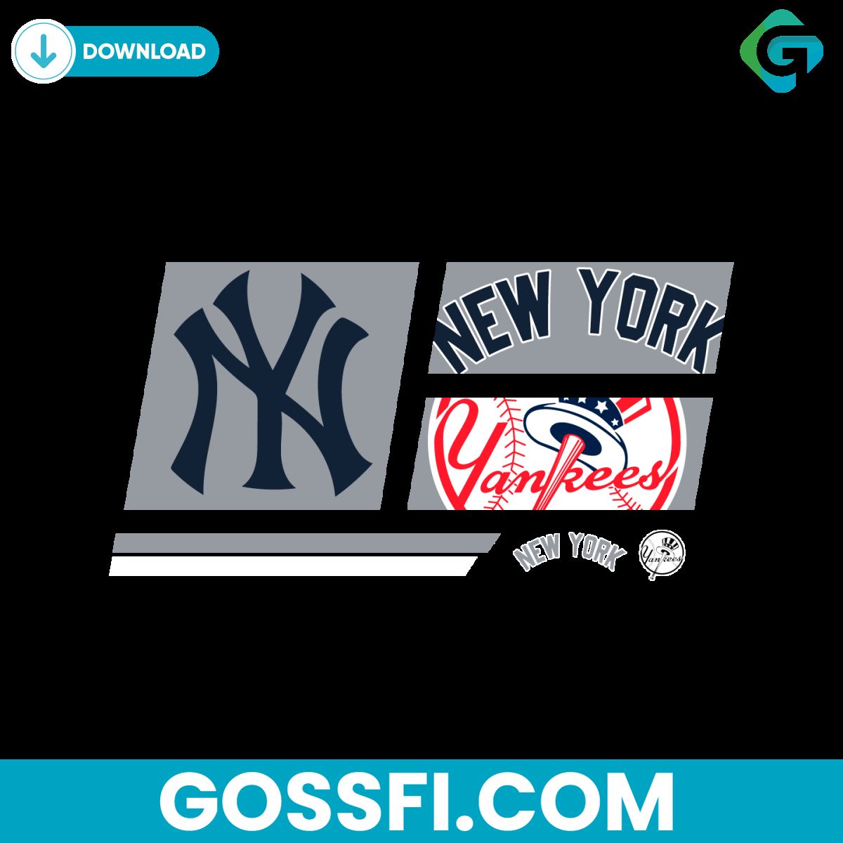 mlb-team-new-york-yankees-player-svg