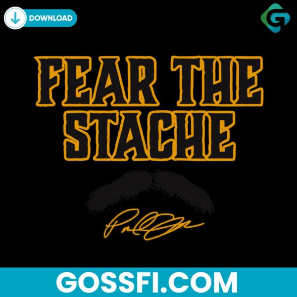 paul-skenes-fear-the-stache-pittsburgh-pirates-mlb-svg