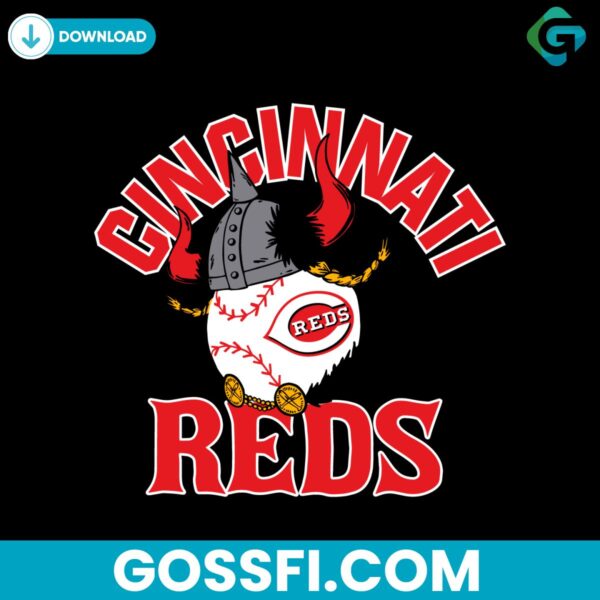 cincinnati-reds-baseball-team-player-svg