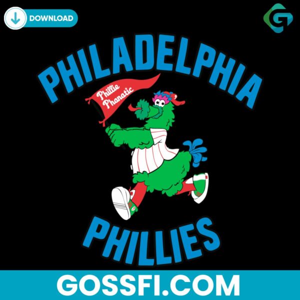 phillie-phanatic-philadelphia-phillies-running-svg