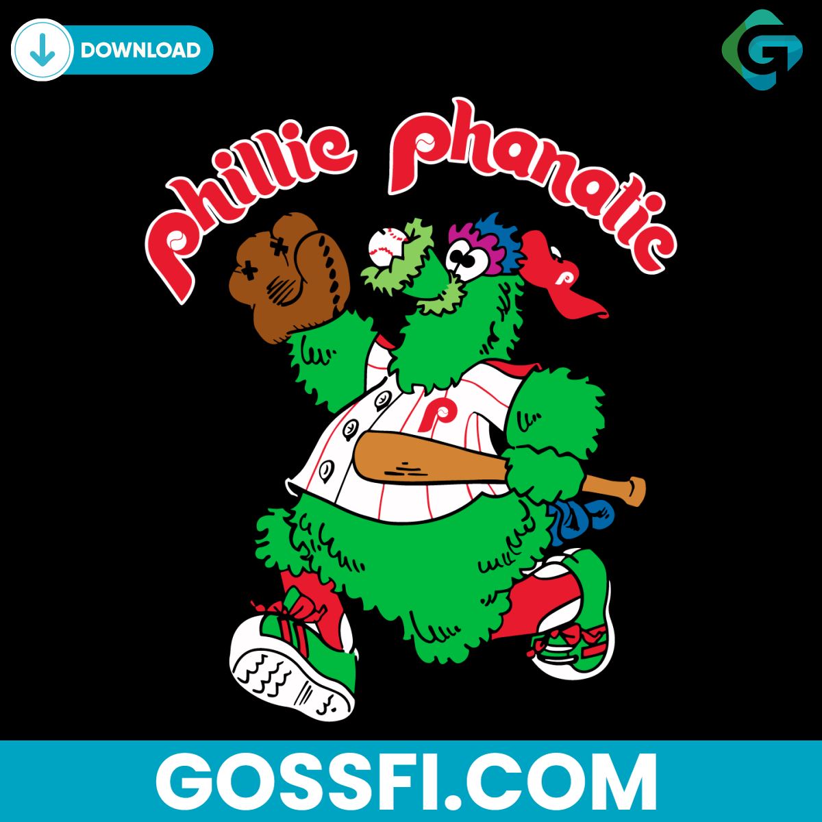 phillie-phanatic-philadelphia-phillies-run-playing-svg-gossfi