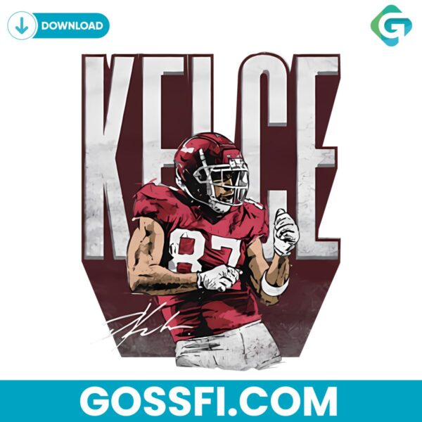 travis-kelce-kansas-city-chiefs-player-png-digital-download