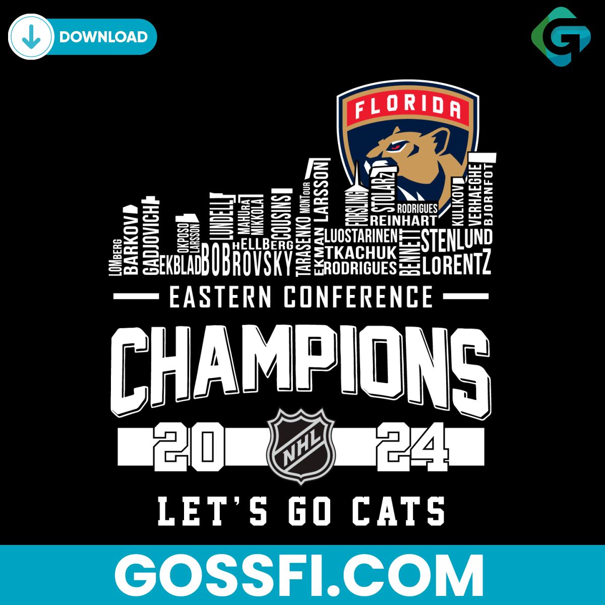 red-florida-panther-2024-champions-hockey-league-go-cats-svg