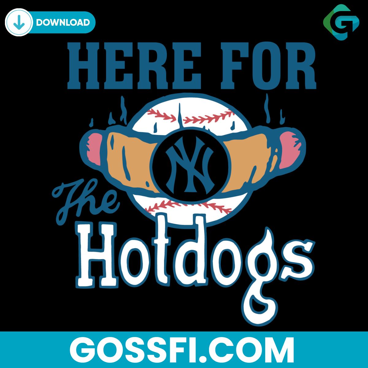 new-york-yankees-here-for-the-hotdogs-svg