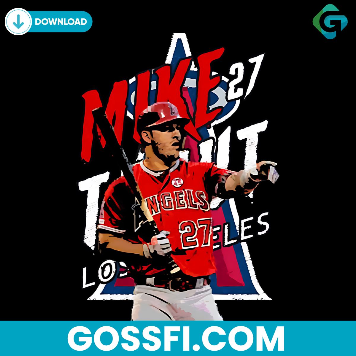 mike-trout-27-baseball-lover-los-angeles-angels-png